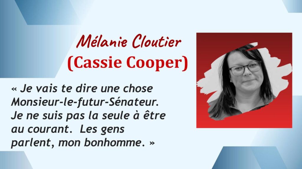 Mélanie Cloutier (Cassie Cooper)